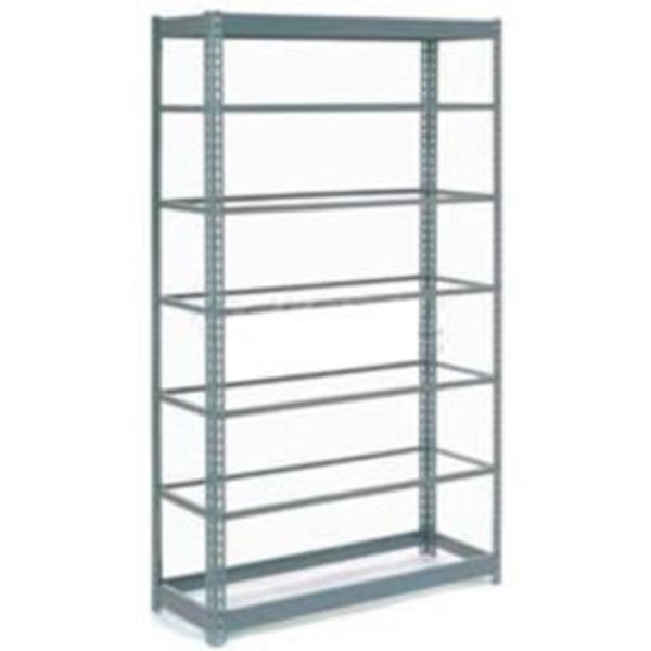 Global Equipment Heavy Duty Shelving 48"W x 24"D x 84"H With 7 Shelves - No Deck - Gray 716997